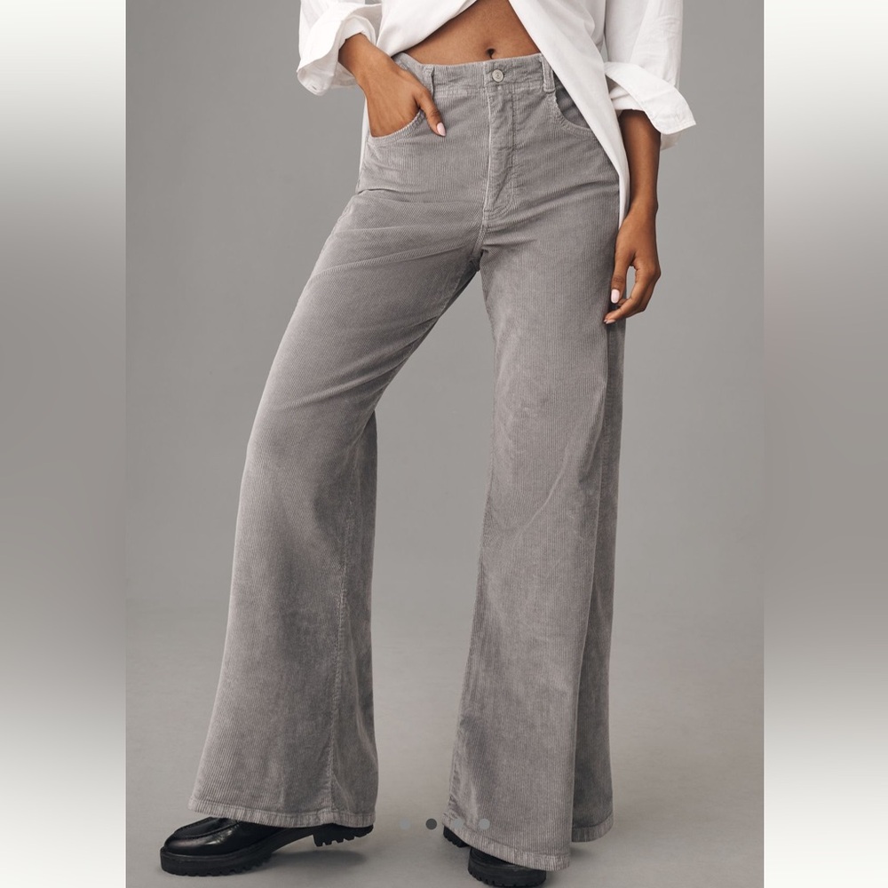 NWT Anthropologie Adi Corduroy Flare Jeans by Pilcro - Picture 3 of 5